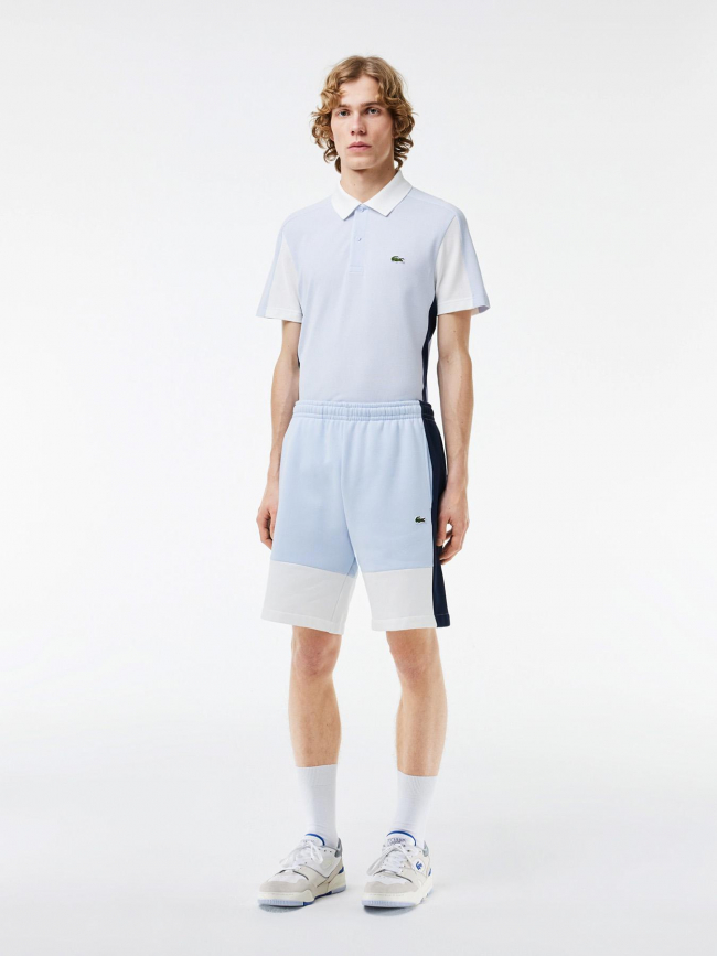 Short jogging collection bicolore bleu homme - Lacoste