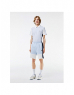 Short jogging collection bicolore bleu homme - Lacoste