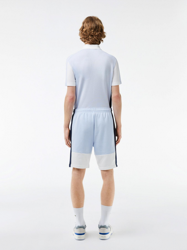 Short jogging collection bicolore bleu homme - Lacoste