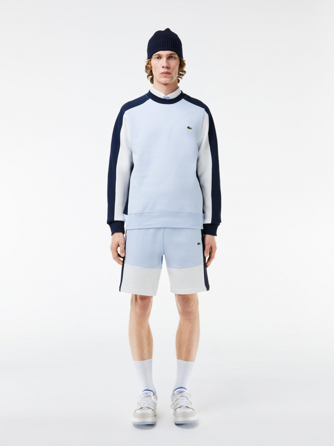 Short jogging collection bicolore bleu homme - Lacoste