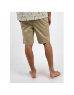 Short chino taille élastique naghel beige homme - Oxbow