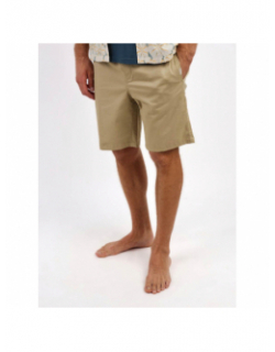 Short chino taille élastique naghel beige homme - Oxbow