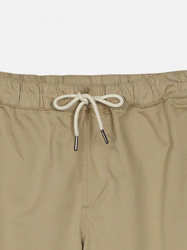 Short chino taille élastique naghel beige homme - Oxbow