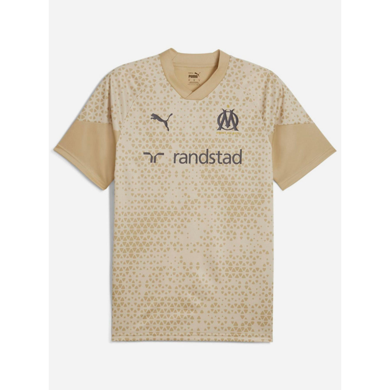 Maillot de football OM training beige enfant - Puma