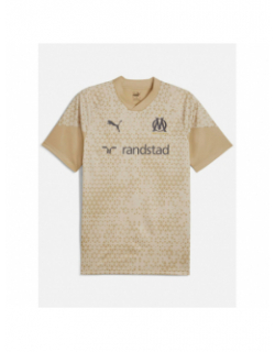 Maillot de football OM training beige enfant - Puma