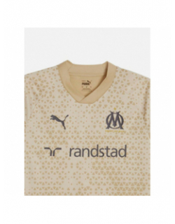 Maillot de football OM training beige enfant - Puma