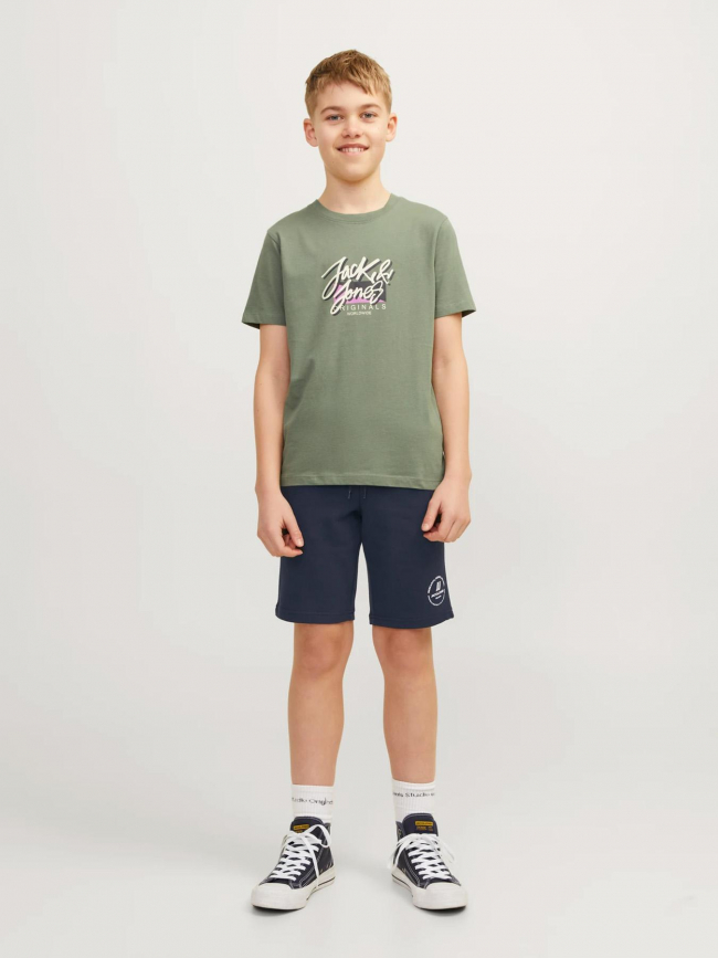 Short jogging swift bleu marine garçon - Jack & Jones