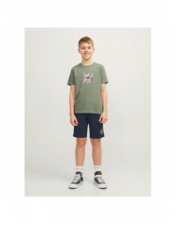 Short jogging swift bleu marine garçon - Jack & Jones