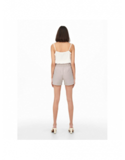 Short taille haute geggo beige femme - Jacqueline De Yong