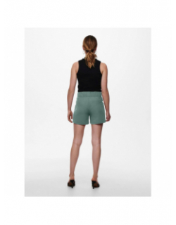 Short taille haute geggo vert claire femme - Jacqueline De Yong