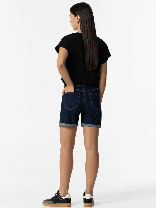 Short en jean rachel 40 bleu foncé femme - Tiffosi