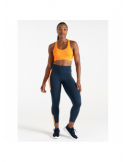 Brassière de sport don't sweat it orange femme - Dare 2b