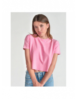 T-shirt vinagi prism rose fille - Le Temps Des Cerises