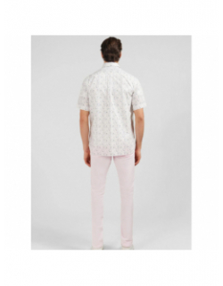 Chemise imprimée ovalada blanc homme - Eden Park