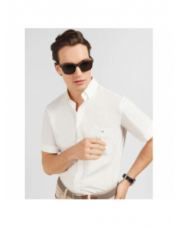 Chemise dobby blanc homme - Eden Park