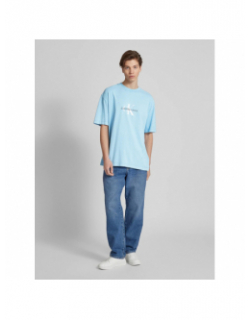 T-shirt archival monologo bleu ciel homme - Calvin Klein Jeans