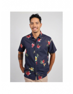 Chemise à fleurs teahupoo bleu marine homme - Oxbow