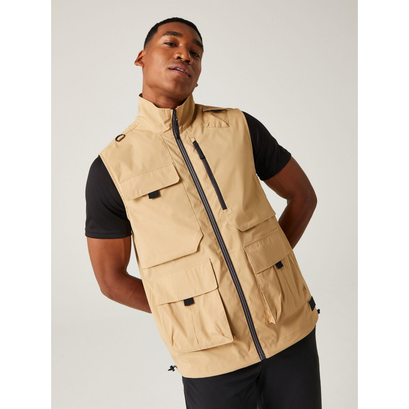 Veste sans manche travel packaway beige homme - Regatta