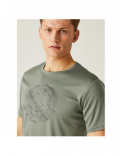 T-shirt de randonnée fingal 8 kaki homme - Regatta