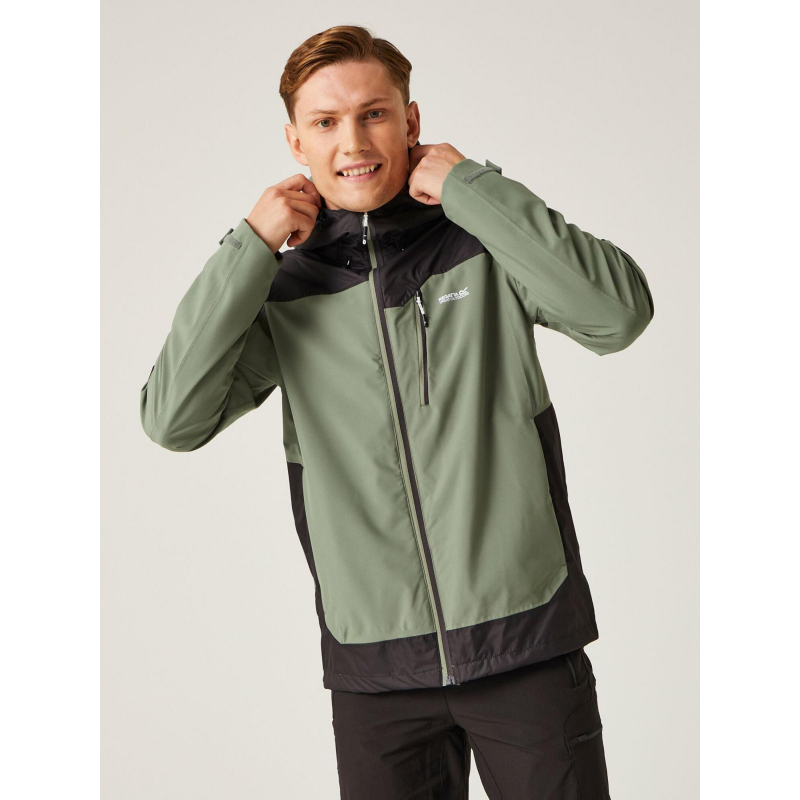 Veste parka highton vert noir homme - Regatta