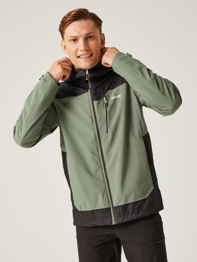 Veste parka highton vert noir homme - Regatta