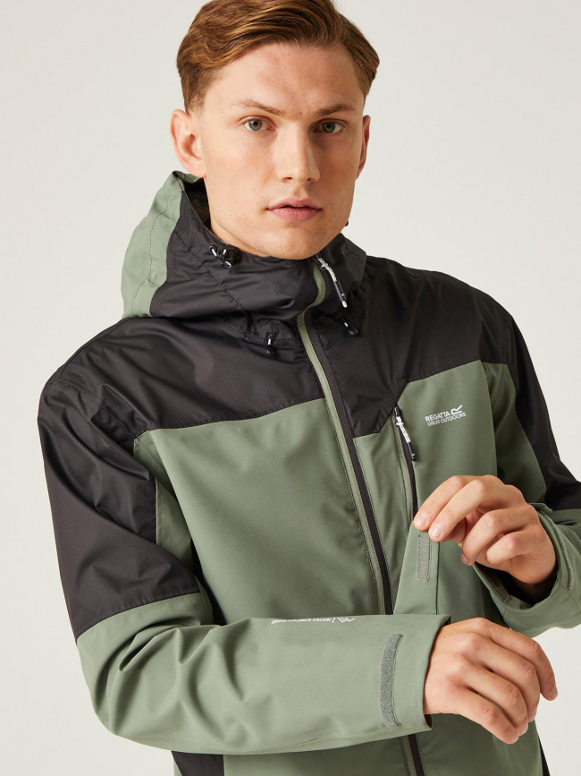 Veste parka highton vert noir homme - Regatta