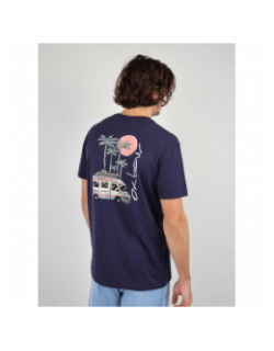 T-shirt graphique summer van noir homme - Oxbow