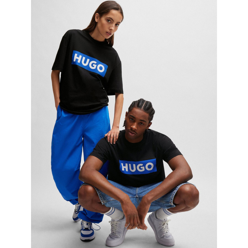 T-shirt logo nico noir homme - Hugo