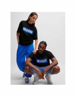 T-shirt logo nico noir homme - Hugo