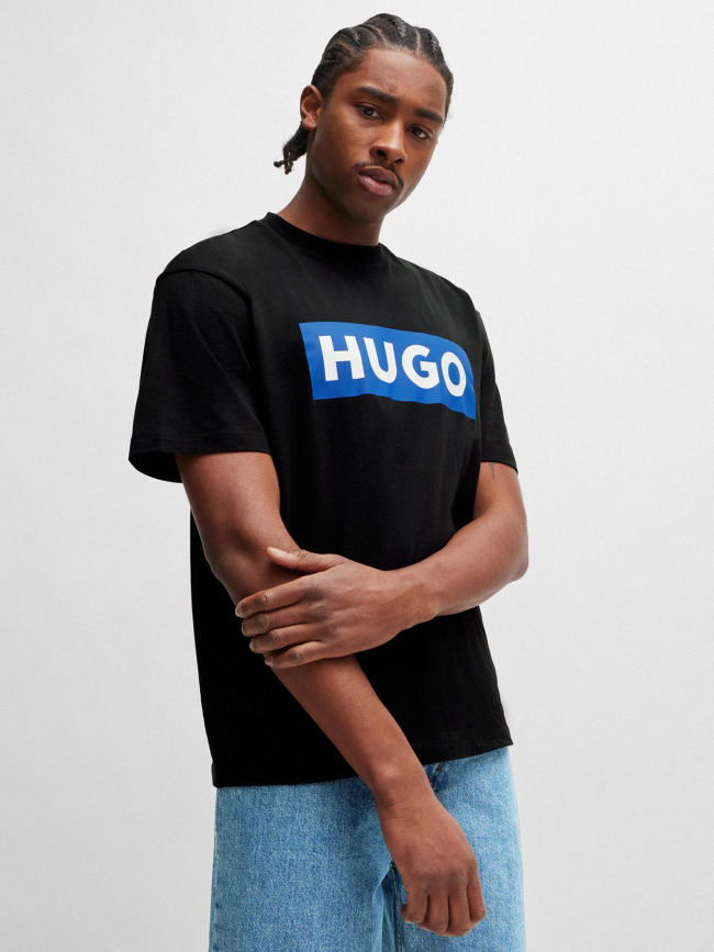 T-shirt logo nico noir homme - Hugo