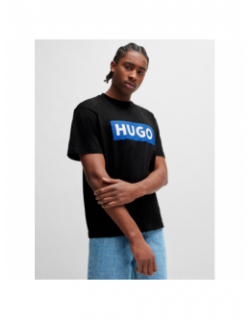 T-shirt logo nico noir homme - Hugo