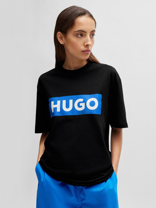 T-shirt logo nico noir homme - Hugo