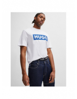 T-shirt logo nico blanc homme - Hugo