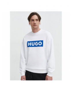 Sweat logo niero blanc homme - Hugo