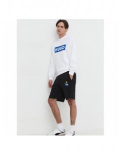 Sweat logo niero blanc homme - Hugo