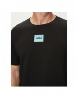 T-shirt uni diragolino noir homme - Hugo