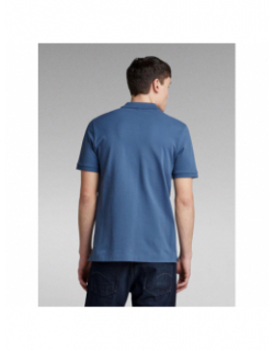 Polo slim dunda bleu indigo homme - G Star