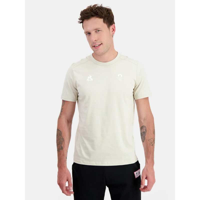 T-shirt Paris 2024 Jo beige - Le Coq Sportif