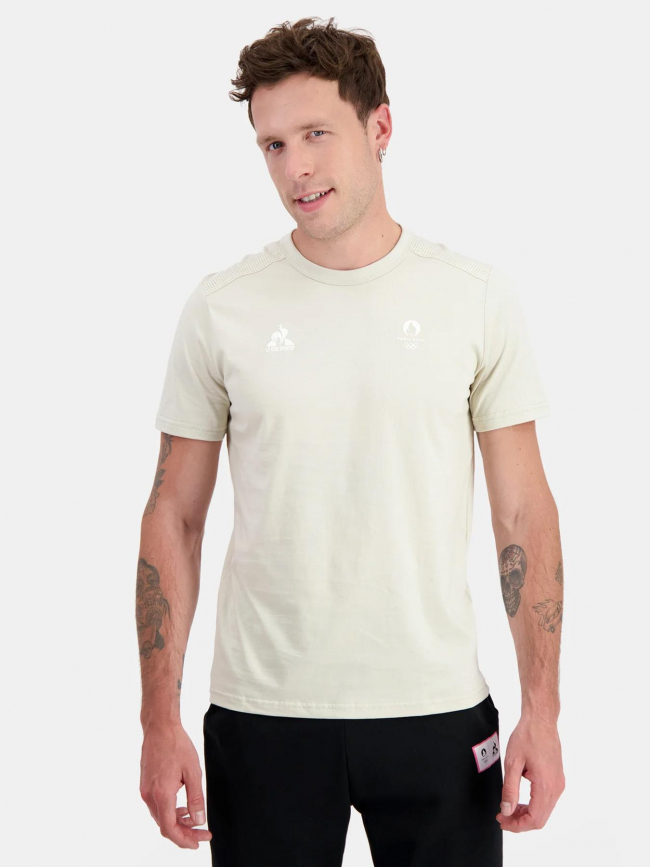 T-shirt Paris 2024 Jo beige - Le Coq Sportif