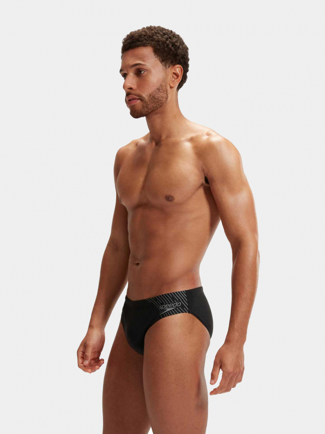 Slip de bain natation eco medley logo noir homme - Speedo