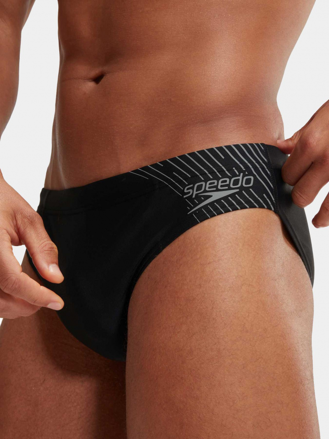 Slip de bain natation eco medley logo noir homme - Speedo