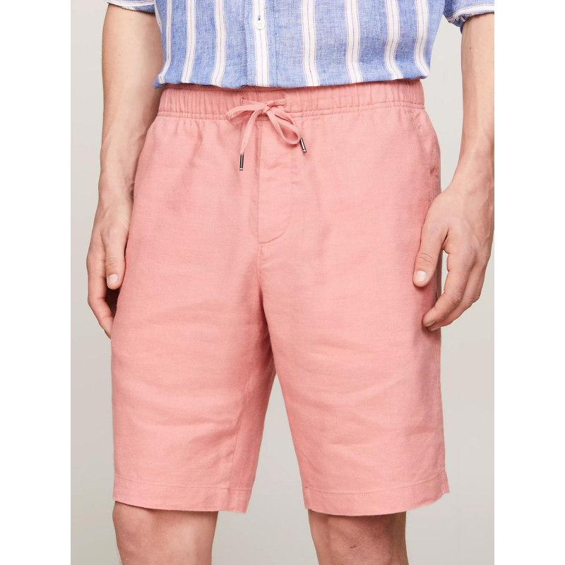 Short en lin harlem rose homme - Tommy Hilfiger