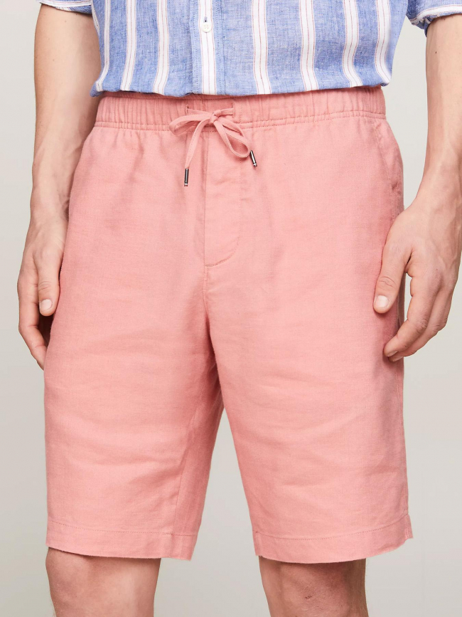 Short en lin harlem rose homme - Tommy Hilfiger