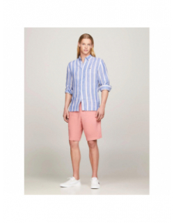 Short en lin harlem rose homme - Tommy Hilfiger