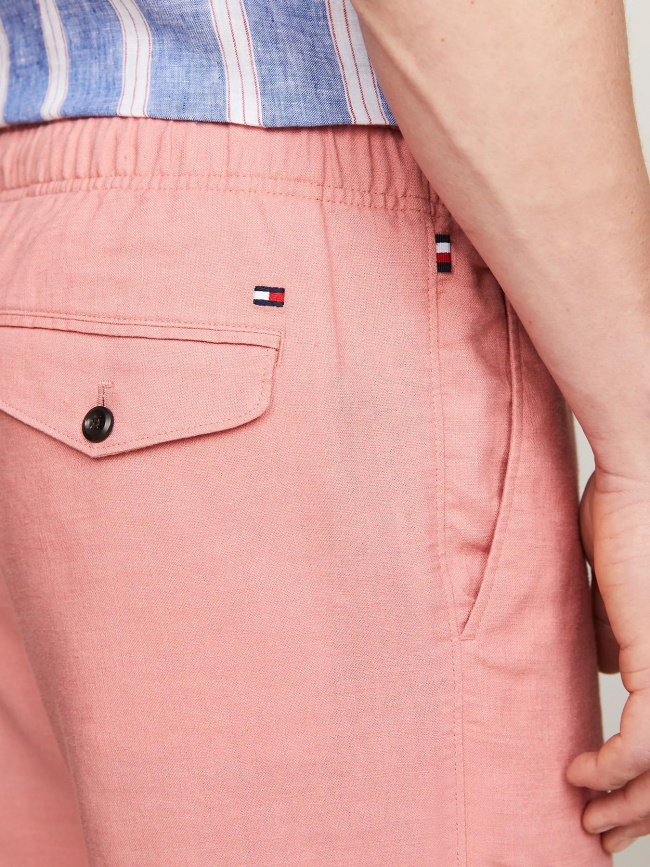 Short en lin harlem rose homme - Tommy Hilfiger