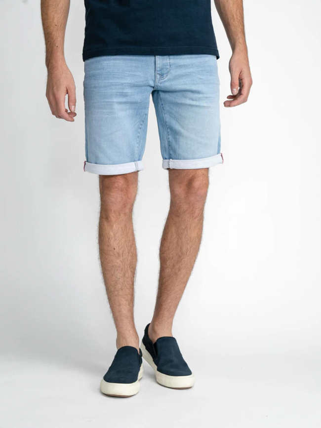 Short en jean slim jackson bleu clair homme - Petrol Industries