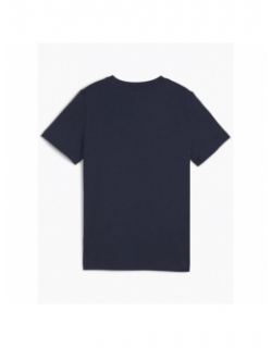 T-shirt graf wording bleu marine enfant - Puma