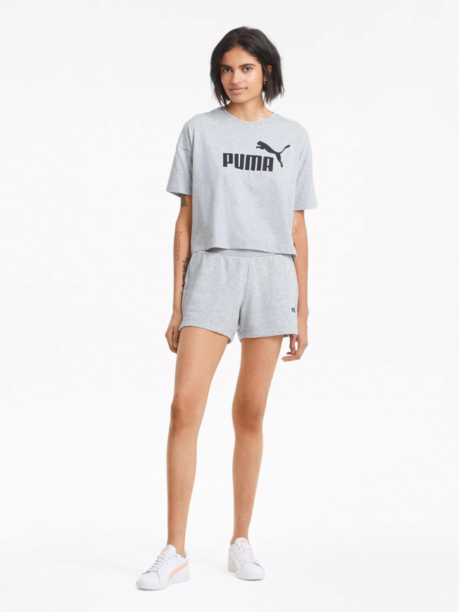 Short essential gris femme - Puma