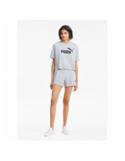 Short essential gris femme - Puma