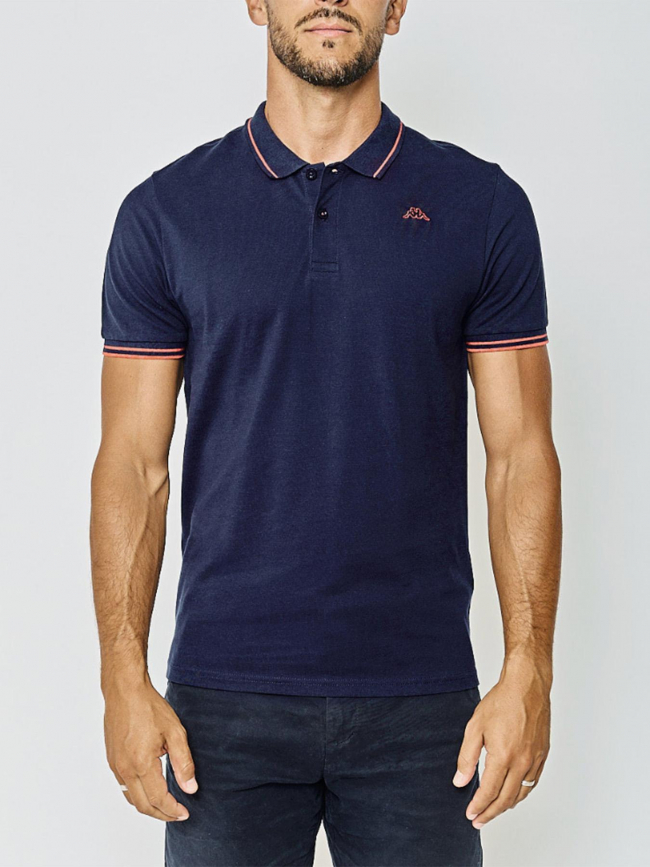 Polo ezio korporate bleu marine homme - Kappa